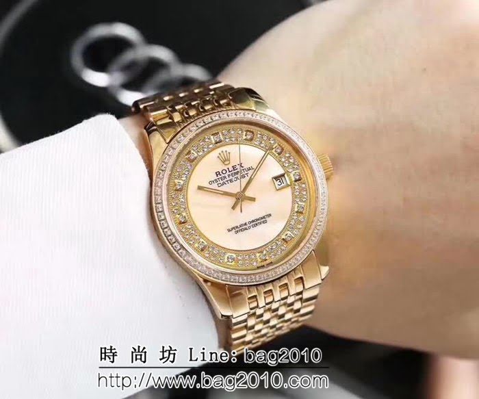 勞力士ROLEX 新款勞力士滿天星 高端情侶腕表 WSS0813